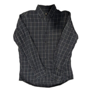 Uniqlo Flannel Checked Long-Sleeve S